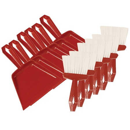 S M Arnold Dust Pan & Whisk Broom Set, PK6 E85655